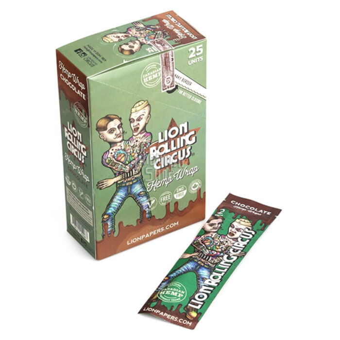 Blunt Lion Rolling Circus Chocolate (Sem Tabaco) - Caixa com 25