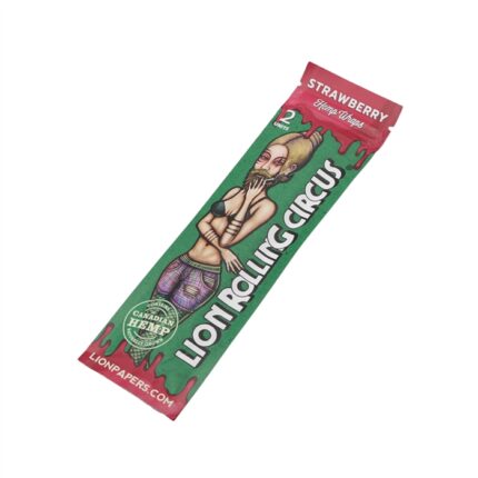 Blunt Lion Rolling Circus Morango (Sem Tabaco) - Caixa com 25