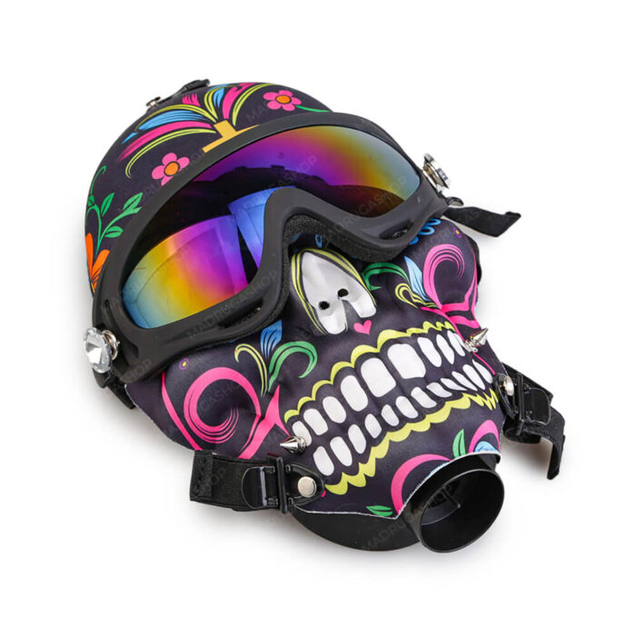 Bong de Acrílico com Máscara Mask - Caveira Mexicana