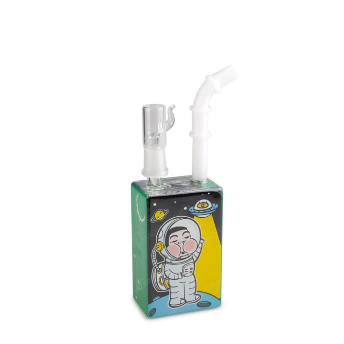 Bong de Vidro Abdz Gold - Juice Box Astronauta