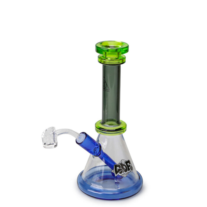 Bong de Vidro Squadafum Cyclone 7018 - Azul e Verde