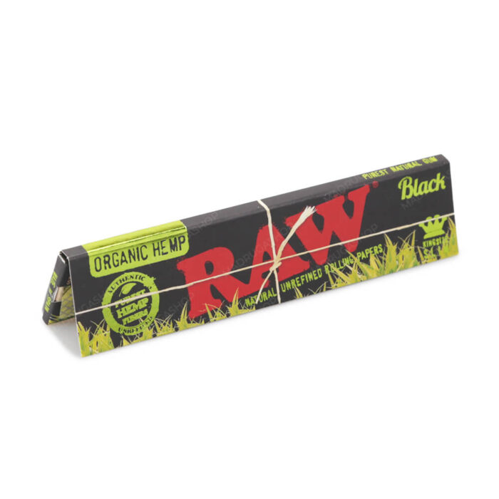 Seda RAW Black Organic Hemp King Size Slim (Display com 50)