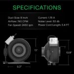 Exaustor Centrifugo com Controle de Velocidade Vivosun